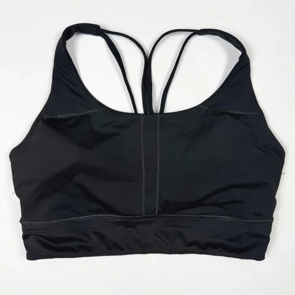 CALIA Sports Bra Women Large Black Excellent Strappy Back WAX14712 - Picture 9 of 10